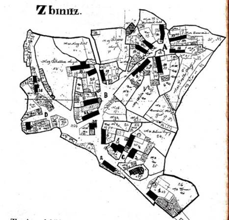 Mapa Zbynic