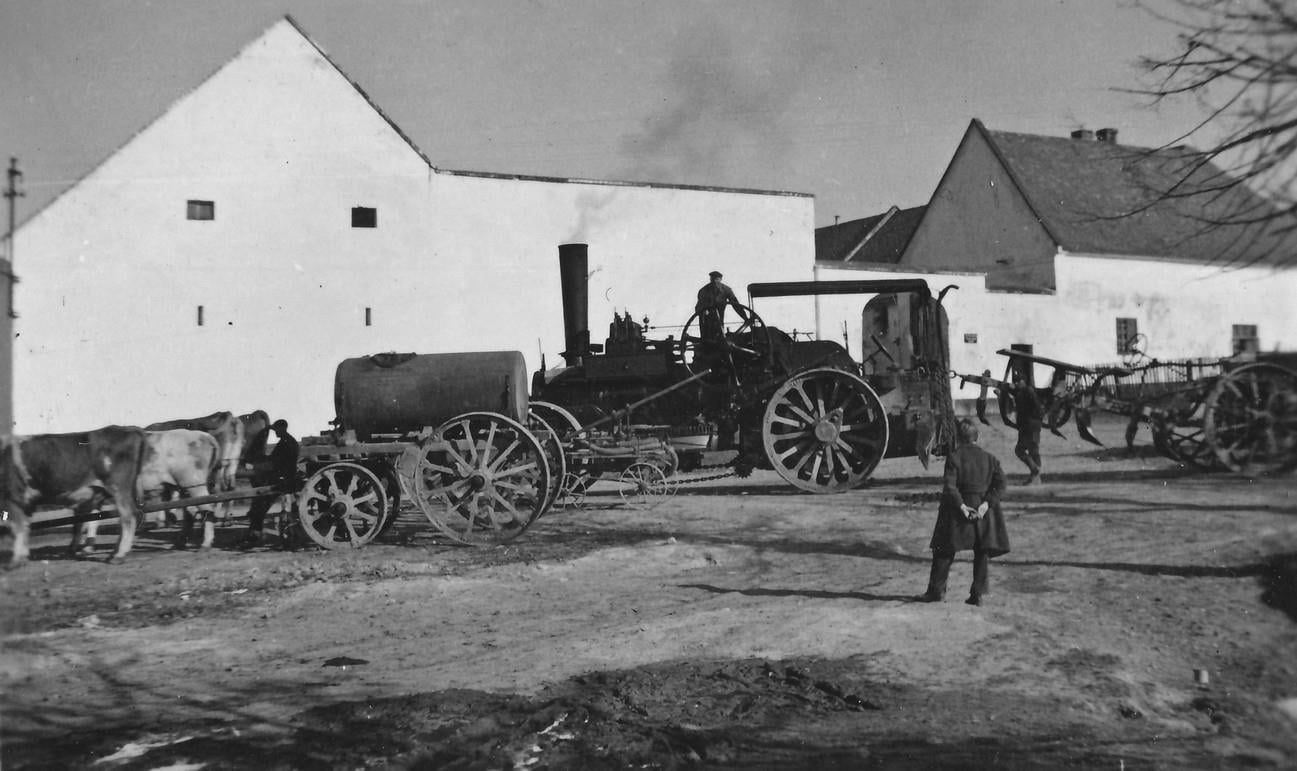 Předválečná mechanizace na velkostatku